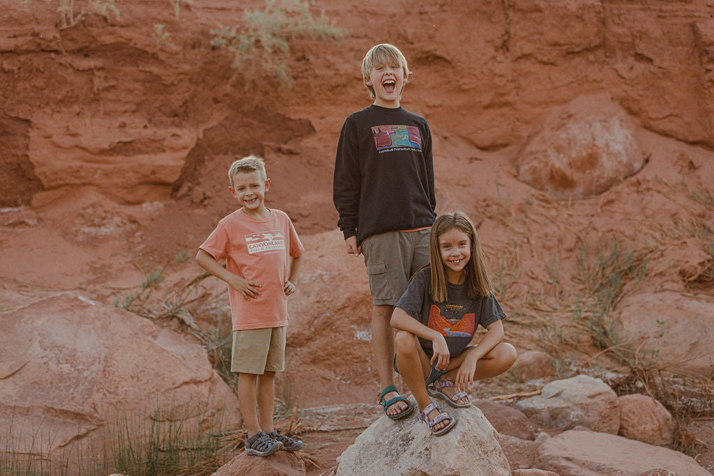 Kids Retro Crewneck Sweatshirt