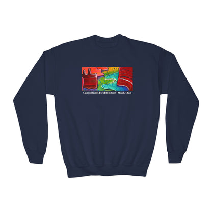 Kids Retro Crewneck Sweatshirt