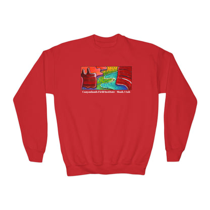 Kids Retro Crewneck Sweatshirt
