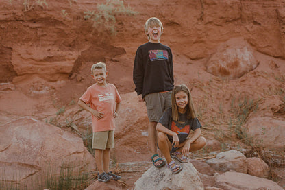 Kids Retro Crewneck Sweatshirt